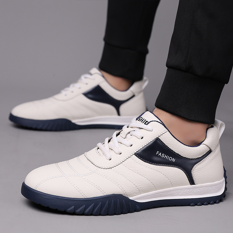 2026 Spring and Autumn Sports Casual Fashionable White Sneakers, Wear-resistant, Non-slip, Versatile Men's Shoes, Wholesale from Manufacturer - view 6