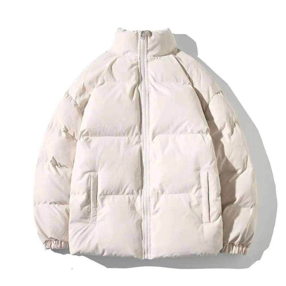 Winter Jacket Men Parkas Thicken Warm Mens Stand Collar Jackets Solid Color Parka Coat Women Fashion New Streetwear J260626 - view 3