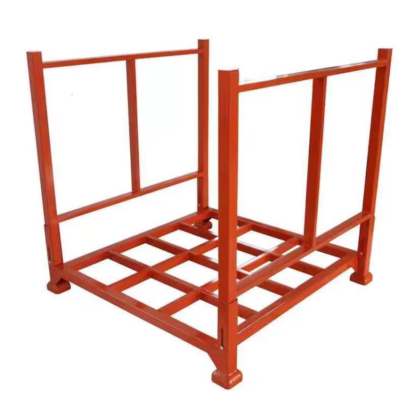 Factory price roll material warehouse shelf, pallet metal bracket, iron stacking rack, 1-3T load capacity - view 6