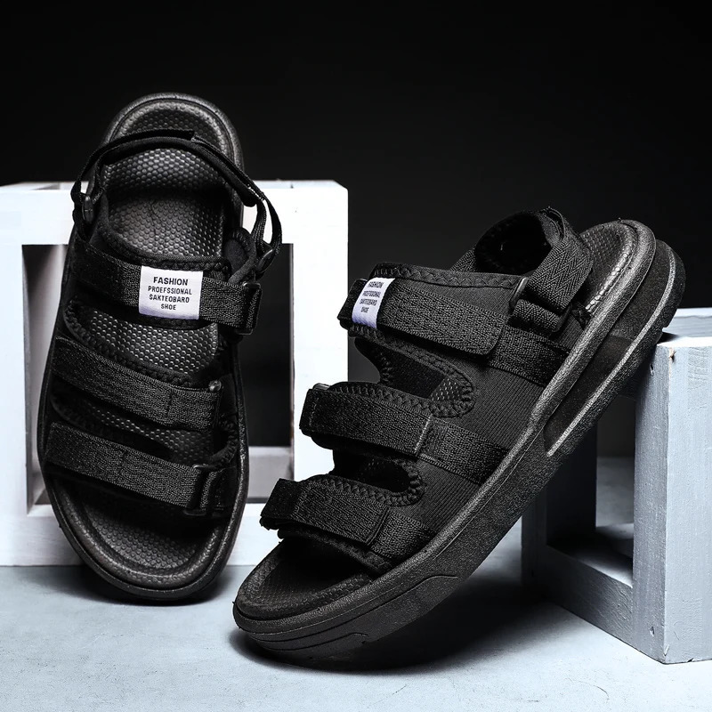 Couple Style Mens and Womens Beach Shoes TwoWear NonSlip Breathable Lightweight Comfortable SlipOn Sandals 260626