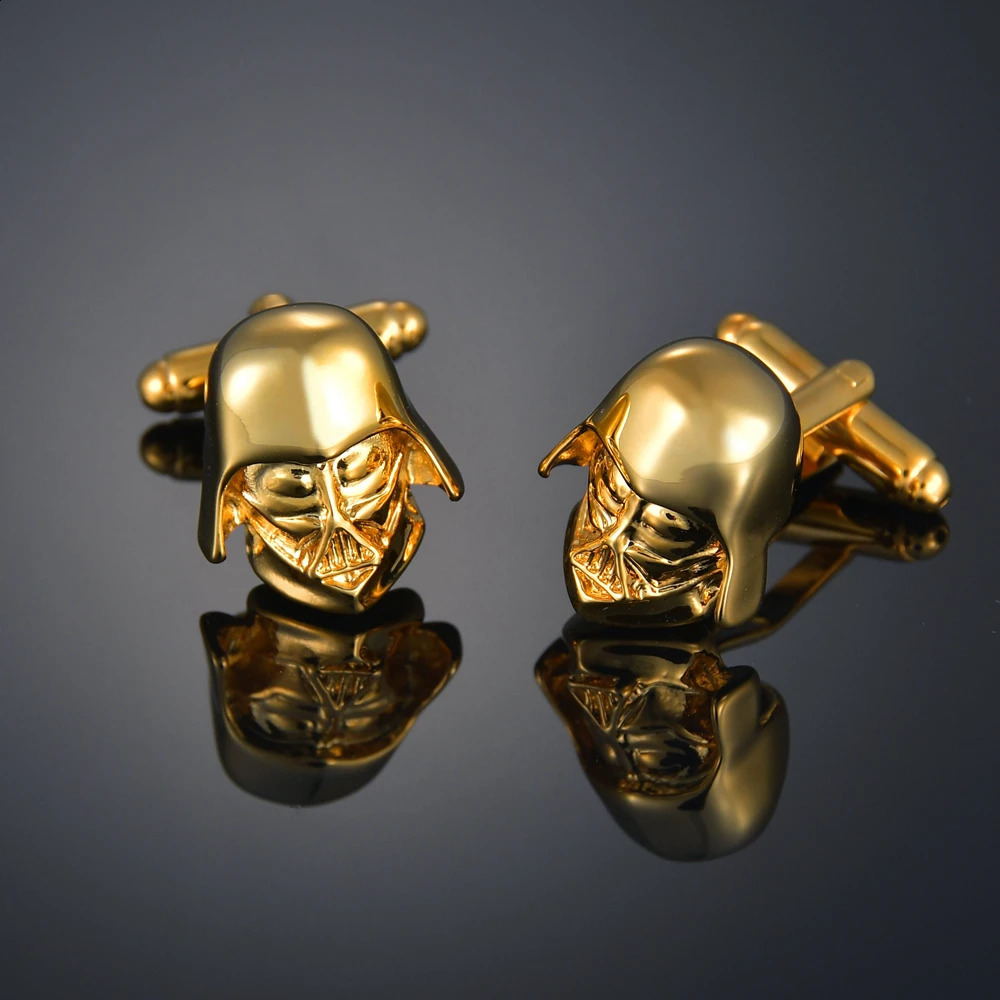 High Quality Gold Color Cufflinks Chinese Knot Maple Leaf Dear Square Music French Shirt Cuffs Suit Accessories Wedding Jewelry 260626 - view 7