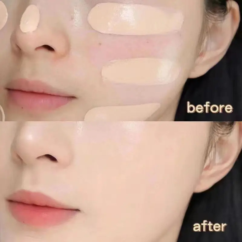 Liquid foundation naturally covers flaws without sticking powder plain face cream transparent foundation conceals blemishes 260625 - view 3