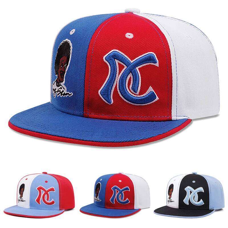 2026 New Flat Edge AC Embroidered Color blocked Baseball Daily Commuter Decoration Sunshade Unisex Hip Hop Hat W260626 - view 1