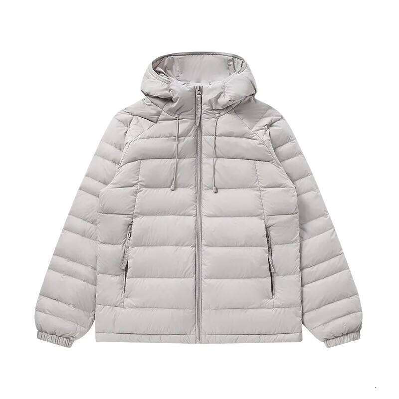 UETEEY Ultra Light Men's Jacket 90% White Duck Down Hooded Winter Coat Men 2025 New Autumn Warm Compression Packable J260626 - view 5