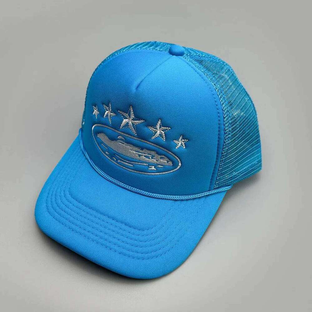 Cruise Ship Pattern Summer Five-star Mesh Cap for Men and Women Outdoor Beach Sun Protection Trucker Baseball Caps W260626 - view 6
