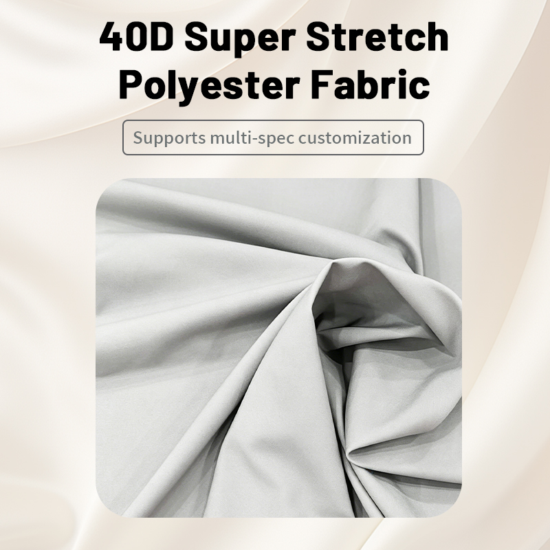 40D Jinyun Super Elastic High Elastic Sportswear Polyester Fabric Polyester Elastic Fabric Professional Manufacturer