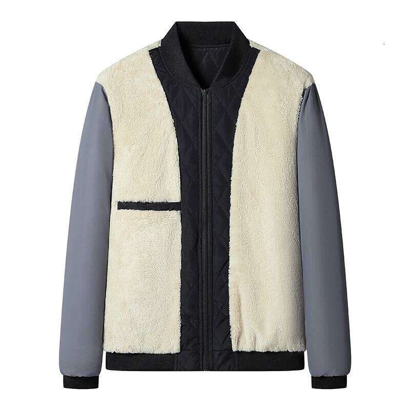 Men's Winter EU Size Thickened Parks Fleece-Lined Puffer Warm Coat Baseball Bomber Jacket Men Streetwear Outerwear J260626 - view 6