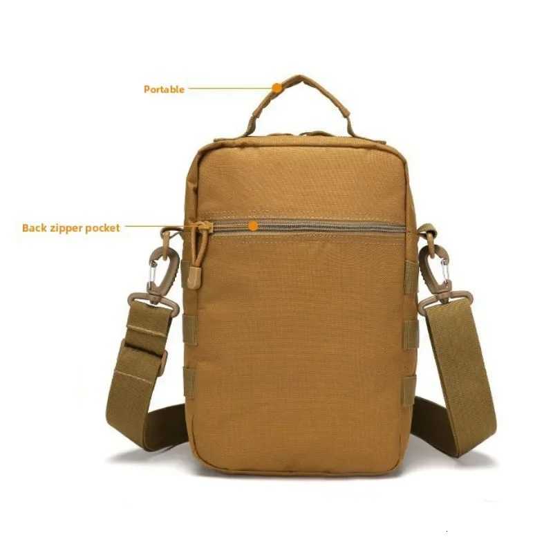 Crossbody Bag Camouflage Tactical Outdoor Multifunction Large Capacity Hanging Bag Waterproof and Wear-Resistant Shoulder Bag M260626 - view 6