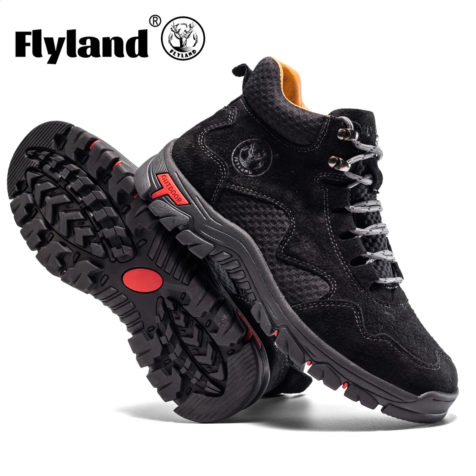 FLYLAND Mens Classic Retro Soft Skin friendly Genuine Leather Business Ankle Boots Handmade Casual 260624 - view 6