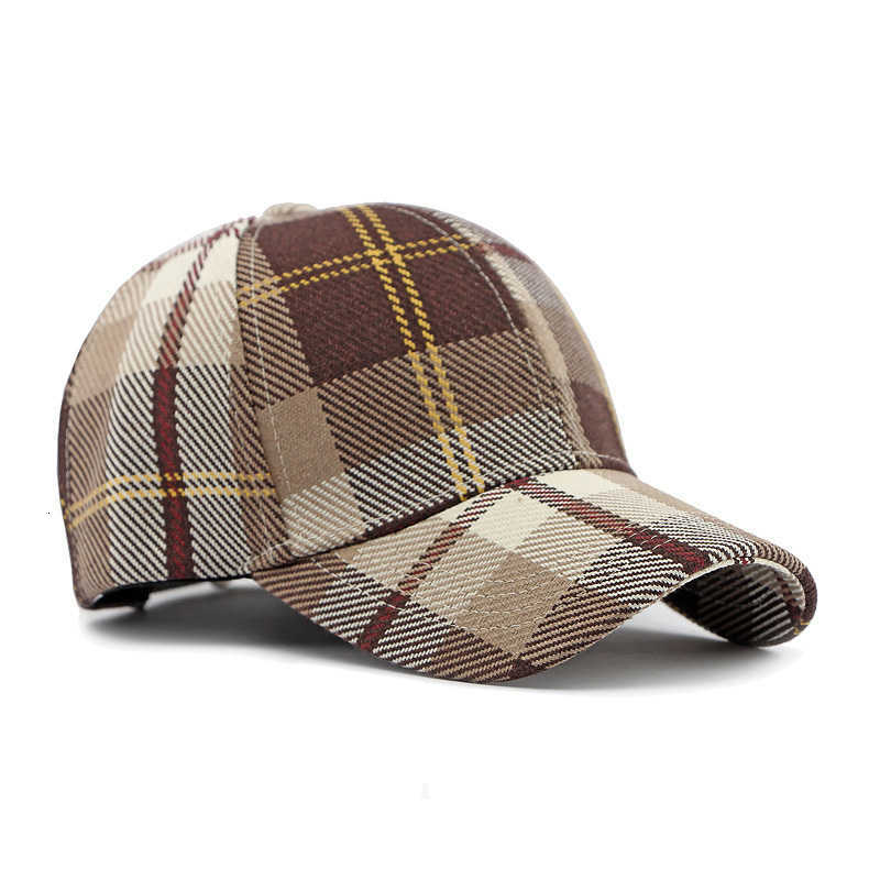 for Classic Houndstooth Baseball Men Women - Breathable Sun Hat for Spring/Autumn - Vintage Plaid Couple M260626 - view 1