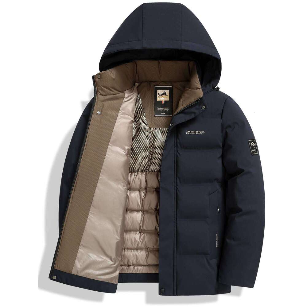 Men's thick warm jacket for autumn winter, business and casual men's cotton jacket, top clothes J260626 - view 1