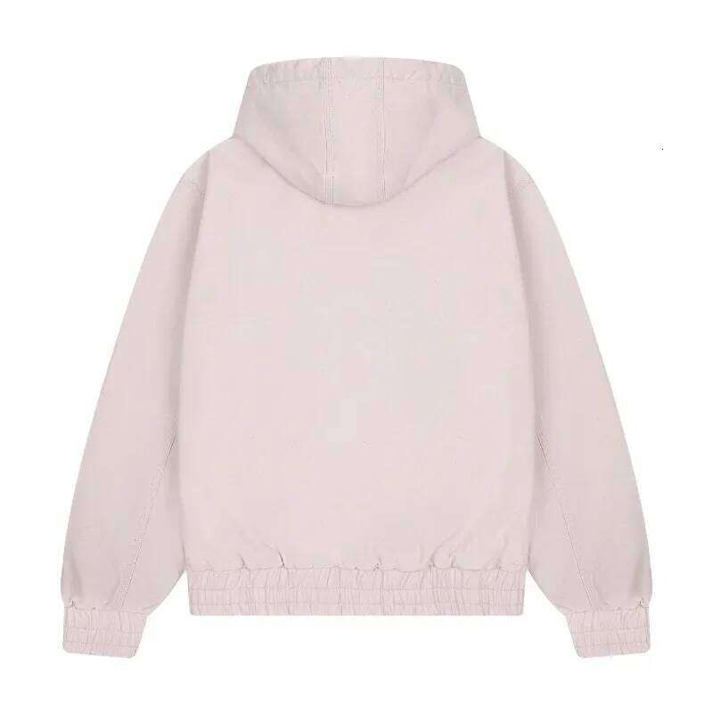 Harajuku Plum Tree Embroidered Oversized Pink Zipper Hoodies For Men and Women Y2K New Gothic Fashion Retro Street Sweatshirts W260626 - view 4