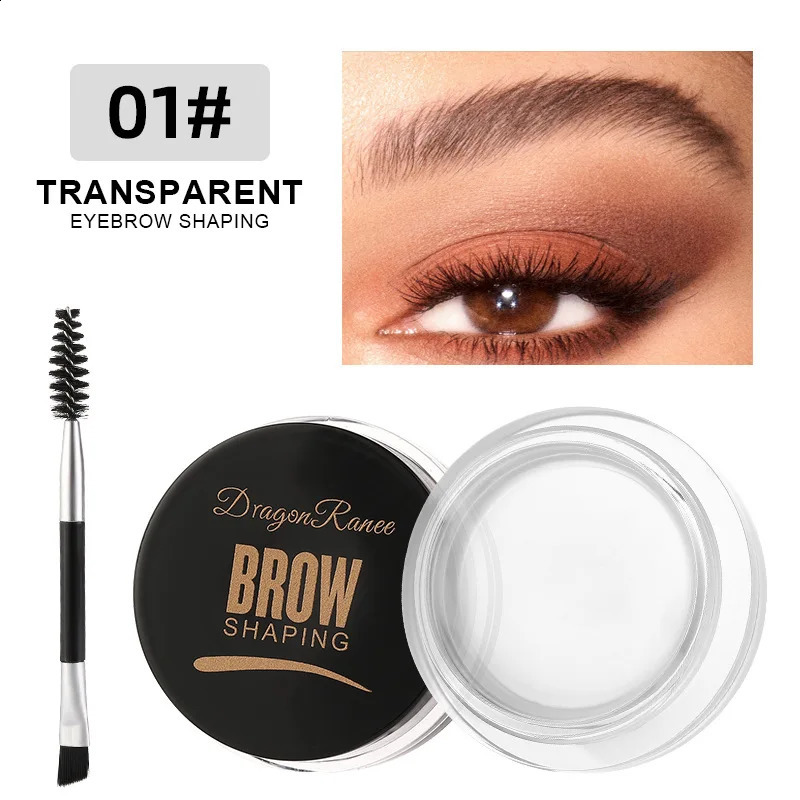White Bushy Eyebrow Gel - European American Style Long-lasting Setting Pomade Soap Wax Volumizing Sculpting Eyebrow Pen for 260626 - view 5