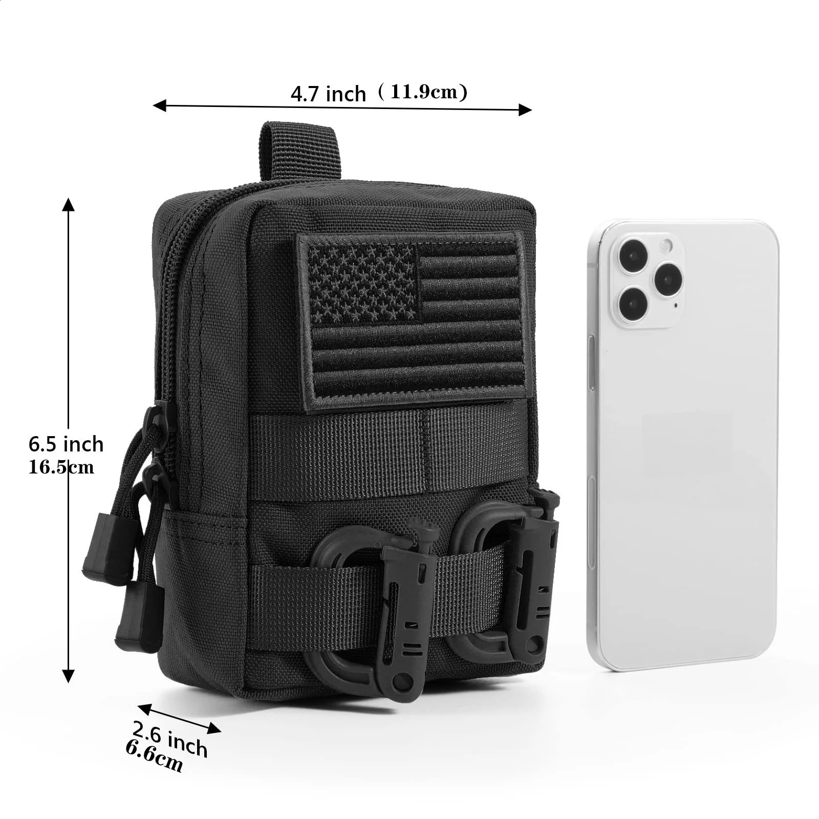 Molle Pouch Tactical Compact WaterResistant Pack Utility EDC Waist Bag For Hunting Trekking Running Camping 260625 - view 4