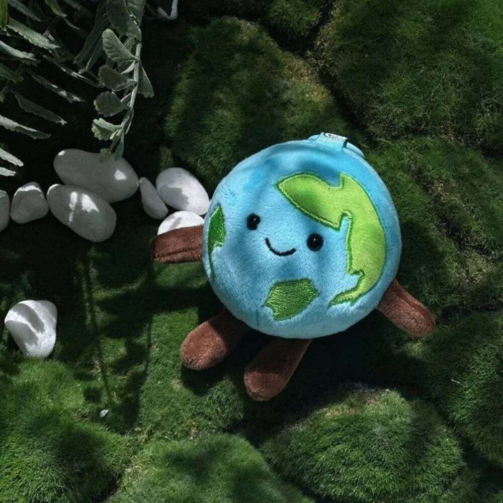 Earth Doll, Bag Pendant, Hanging Ornament, Cute Plush Toy Keychain, Call for Environmental Protection 26Y0626 - view 4