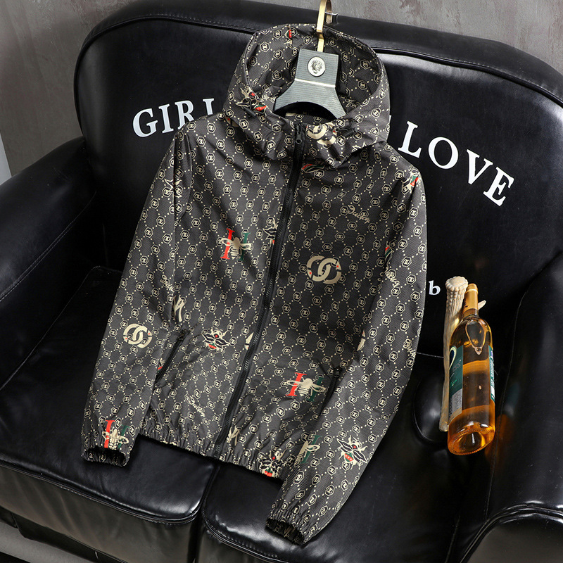 Fashion 2026 Men Men's Spring Autumn Trendy Slim Fit Hooded Jacket Outerwear Coat - view 5