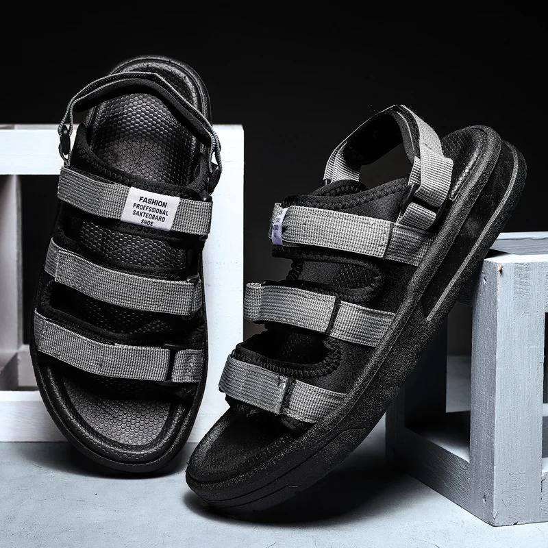 Couple Style Mens and Womens Beach Shoes TwoWear NonSlip Breathable Lightweight Comfortable SlipOn Sandals 260626 - view 4
