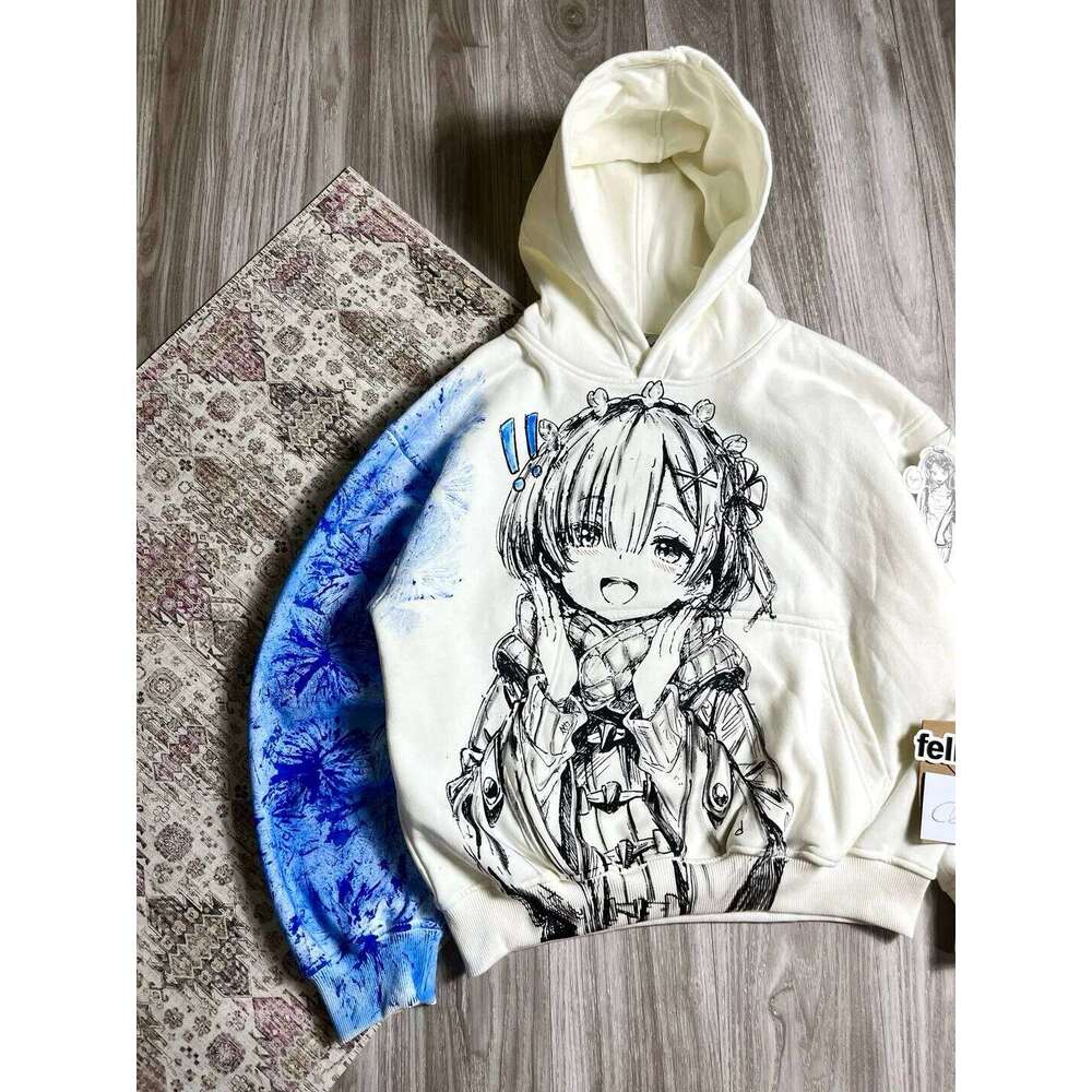 Hip Hop Cartoon Anime Printed Harajuku Pullover Hoodie Y2k Couple Casual Streetwear Women Cute Hooded Sweatshirt Men Clothing W260626 - view 5
