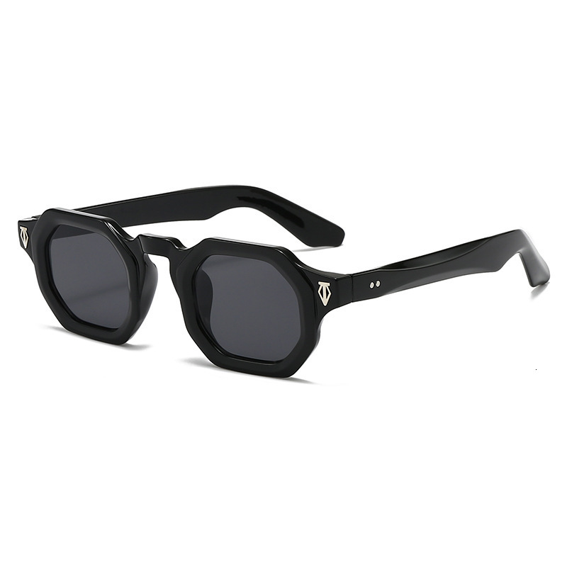 New European And American Geometric Frame Foreign Trade Sunglasses, Trendy Street Style, Modern Charm, Retro Sunglasses - view 6