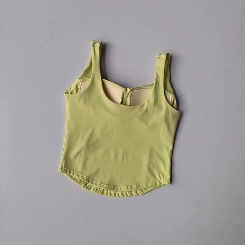 High Strength Back Fitness Tank Top Womens Running Shockproof Sports Bra High Elastic Gathering Nude Yoga Bra for External Wear 260626 - view 6