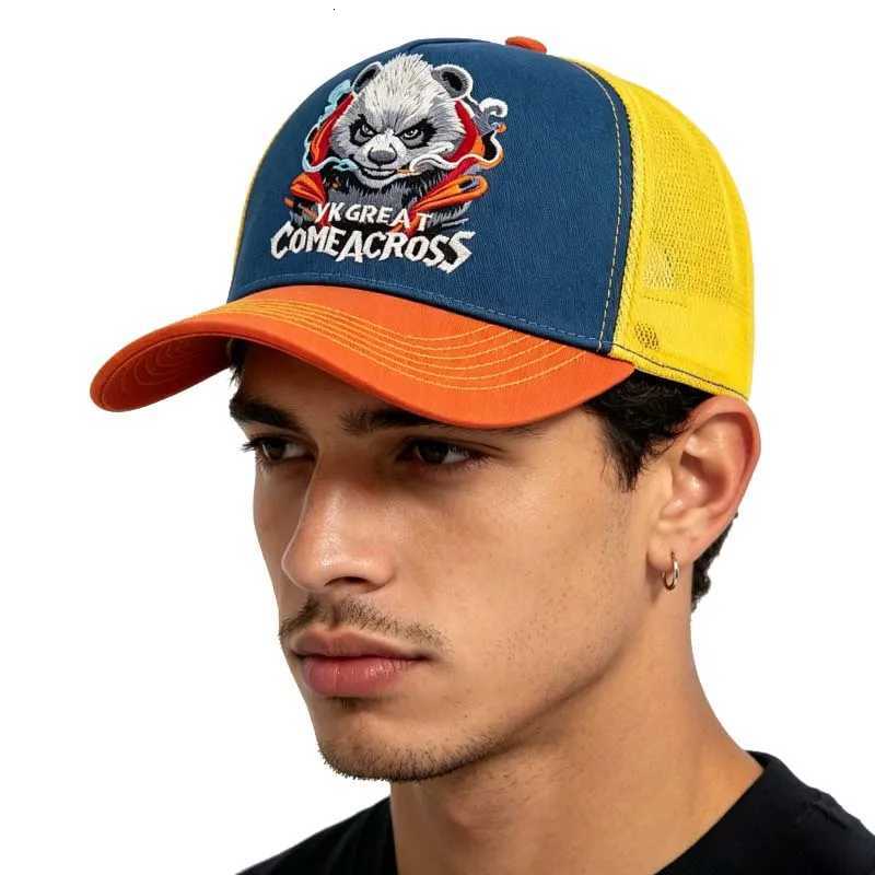 Panda New Cool Style Unisex Embroidered Baseball Chic Trucker Hats For Men Women Breathable Streetwear Summer Outdoor Hat M260626 - view 3