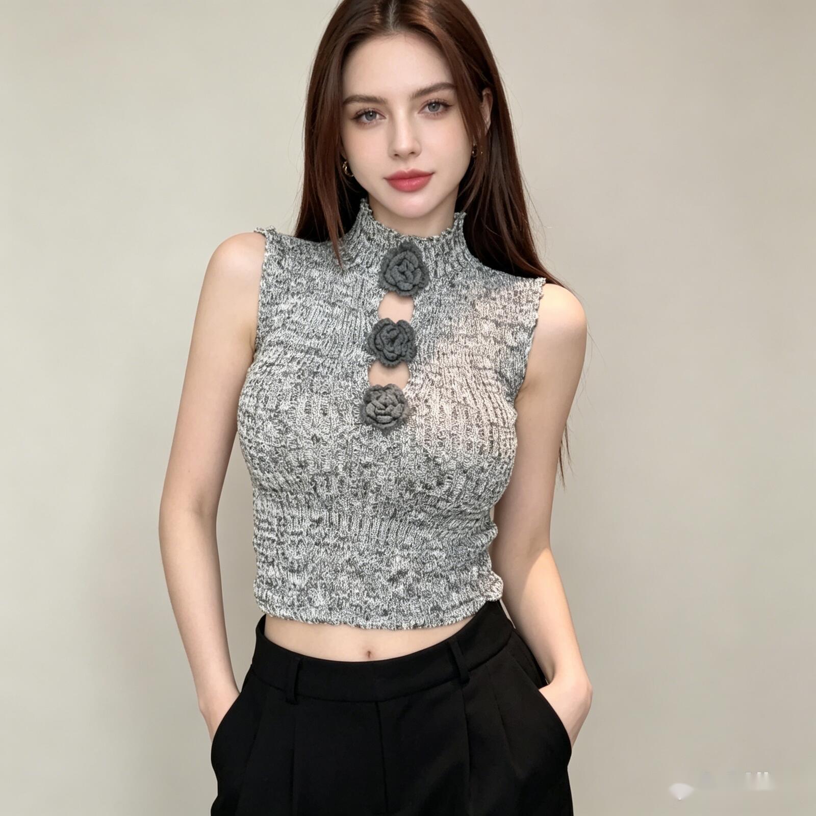 Womens Sleeveless Camisole Top Womens Floral Print Off Shoulder Thin Slim Fit Hot Girl Layer Outerwear For Women Daily Summer Beach Club Outfits - view 3