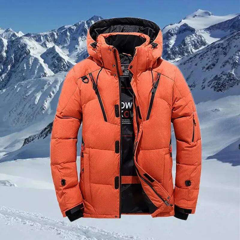 Winter White Duck Jacket Men Travel Hiking Thicken Warm Hooded Puffer Jackets Windproof Overcoat Down Coat Male Clothing J260626 - view 5