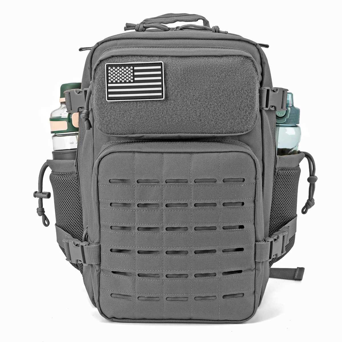 Versatile 25L Tactical Fishing Durable Backpack MOLLE Webbing Dual Side Bottle Pockets Unisex Daily Carry Oly Outdoor Hiking Bag M260626 - view 4