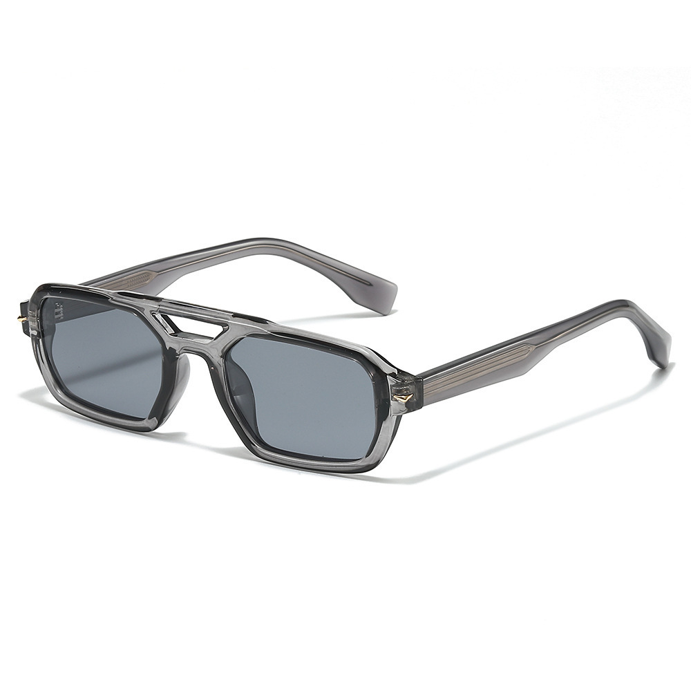 26 New Fashion Small-Frame Double-Beam Retro Street Sunglasses, Tr90 Pin-Inserted Acetate Polarized Sunglasses For Women - view 5