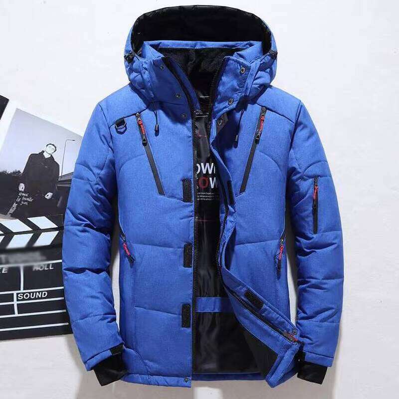 -20 Degree Male Winter Parkas Men White Duck Down Jacket Hooded Outdoor Thick Warm Padded Snow Coat Oversize M-4XL J260626 - view 5
