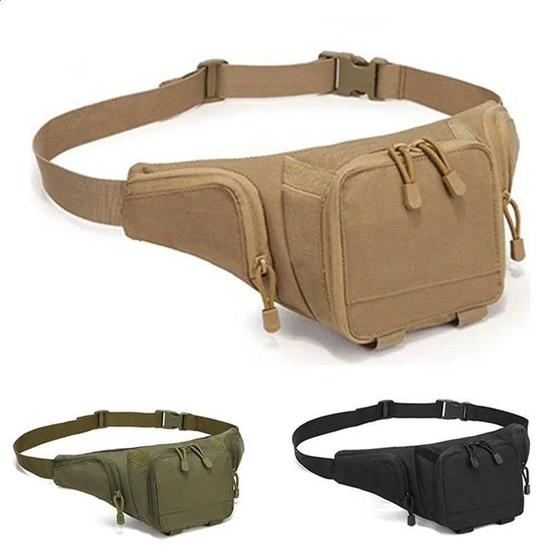 Sport Fanny Pack for Men Concealed Carry Waist Bag Hip Belt Outdoor Bumbag Waterproof Molle Pouch 260626 - view 4