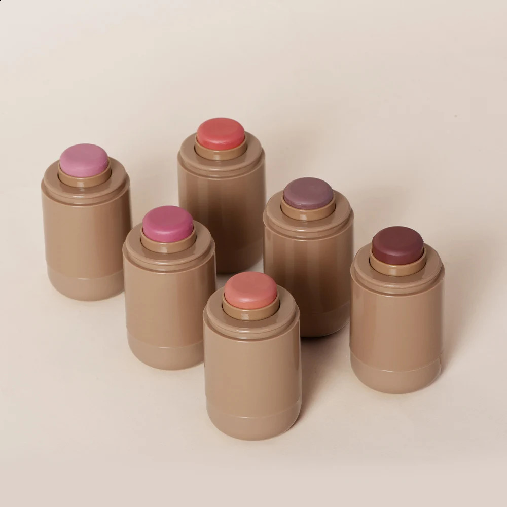 3-in-1Blush Stick Lasting Brightens Cheek Stick Moisturizing Flash Lip Gloss Makeup Lip Gloss Face Rouge 260625