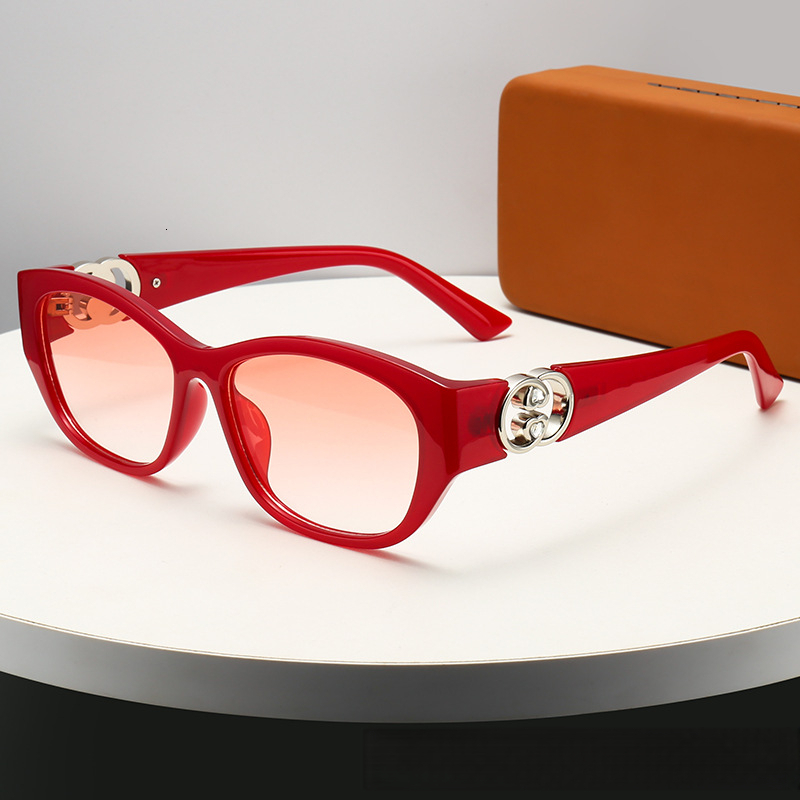 Designer's Niche Retro Personality Casual Versatile Trendy Sunglasses For Women 2026 New Modern Cat Eye Narrow Frame UV Resistant Sunglasses For  - view 8