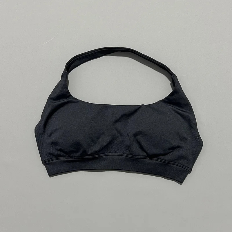 HISTELLO Sports Bra Women Seamless Yoga Underwear Halter Neck Strap Open Back Gym Top Workout Fitness Running Bra 260626 - view 7