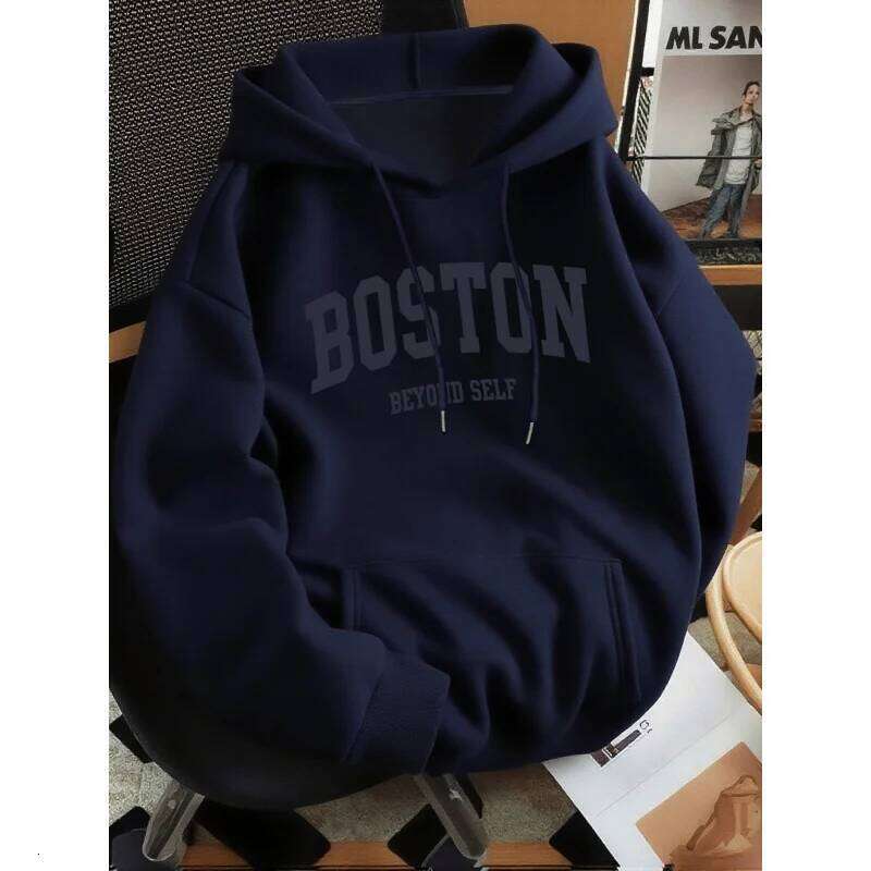2026 New Men's Loose Hoodie Thin Spring Autumn Versatile Casual No Pilling Fade Resistant W260626 - view 4