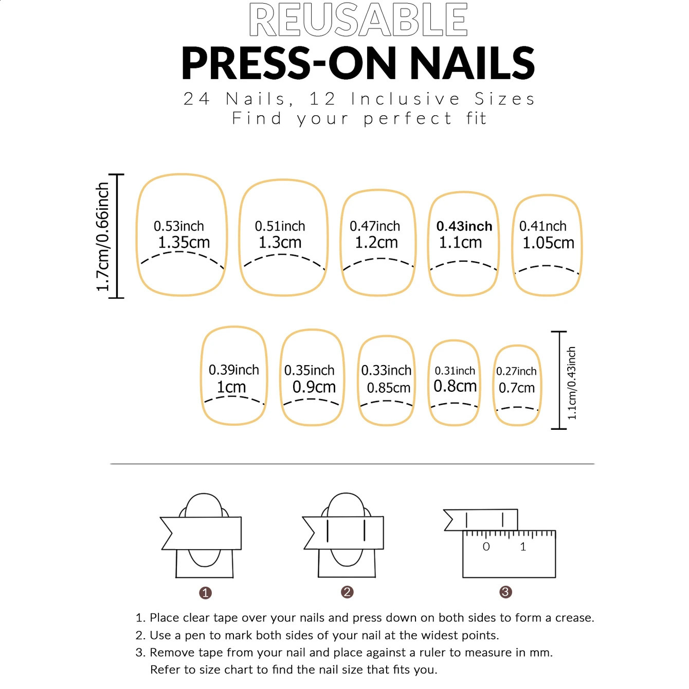120pcs Short Square White French Simple Shiny False Nails Fashionable Wearable Nails Suitable for Daily Work Study and Party 260626 - view 6