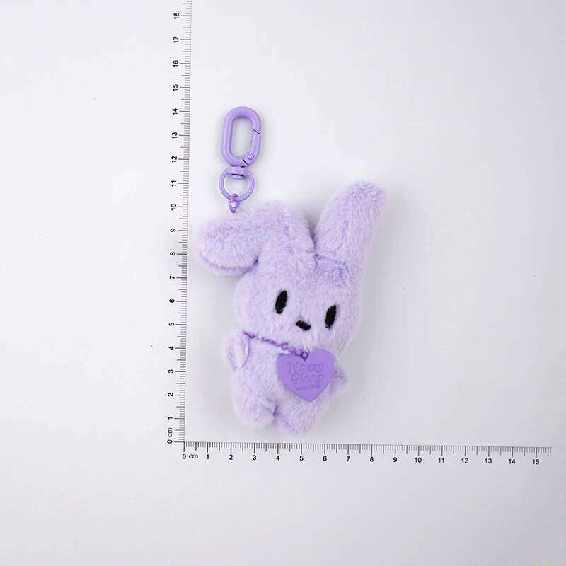 Kawaii Cartoon Rabbit Cute Plush Toys Doll Keychain Creative Backpack Pendant Decoration Kids Children Girls Boys Gifts 26Y0626 - view 7
