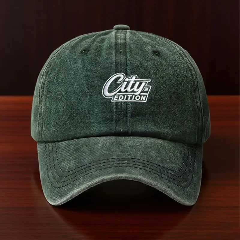 Washed Denim Baseball Vintage Men Women Breathable Curved Brim Hat Daily Outdoor Travel Sports Caps M260626 - view 5