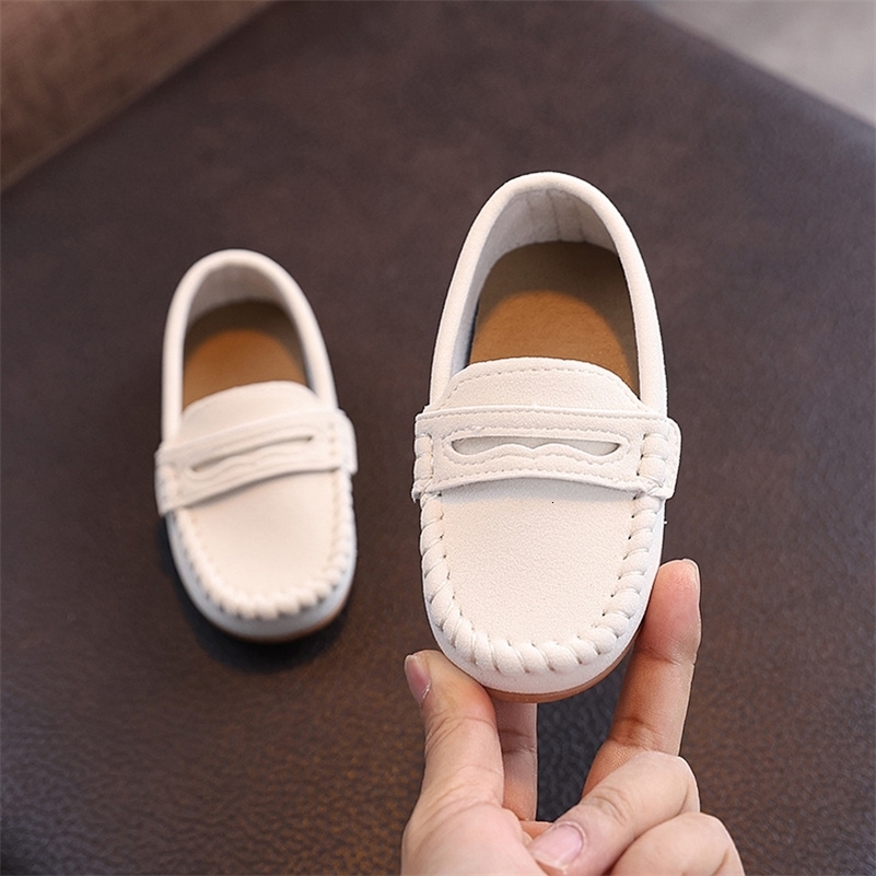 Children Moccasin Shoes Boys Flats Loafers Non-slip Tassels Cute Kids Casual Leather Shoes Soft Slip-on Pleated Solid Color a260617 - view 5