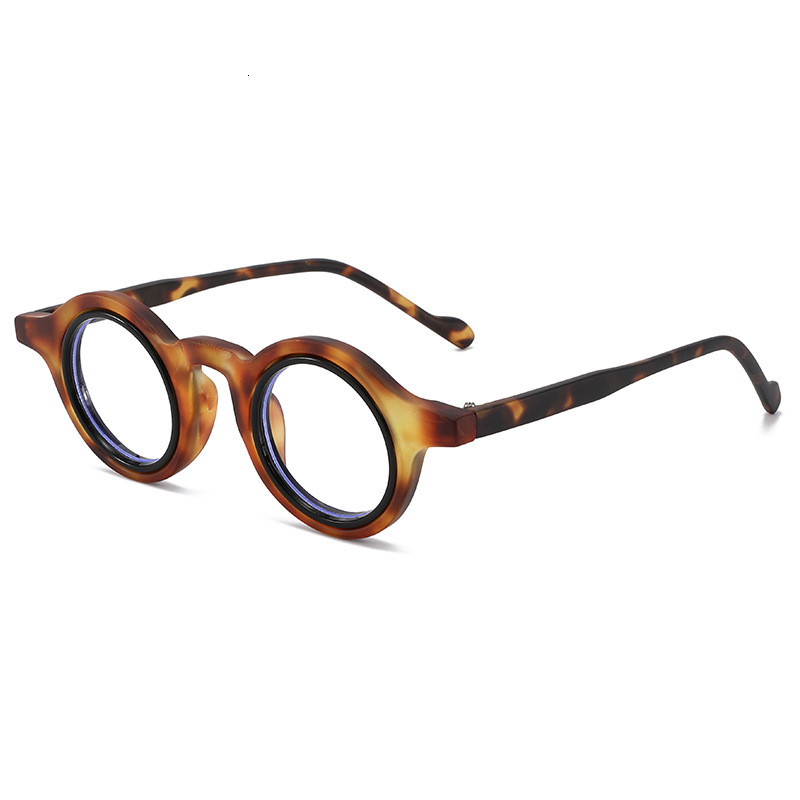 New Model: Unique Fashionable Niche Retro Round Small Frame Myopia Glasses For Trendy Men And Women With A High-End Artistic Feel - view 3