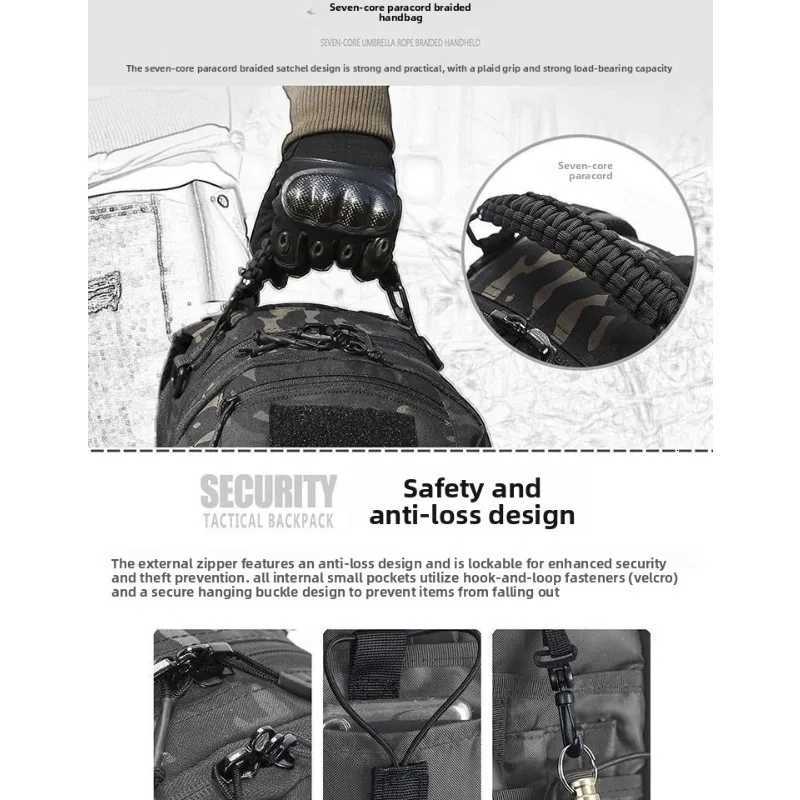 Backpack Dragon Egg 2nd Sports Generation Tactical Backpack Outdoor Hiking Backpack Assault Dual-Shoulder Breathable Bag M260626 - view 6