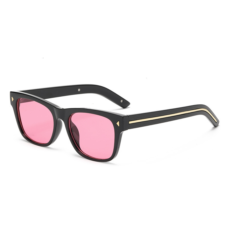 20 New Simple Square Frame European And American Fashion Casual Versatile Vacation Internet Celebrity Style Women's Sunglasses - view 3