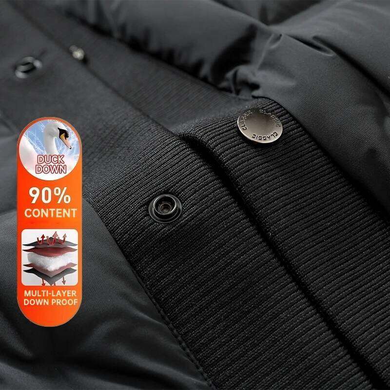 High End 95% Brand Casual Fashion Men Down Jacket Streetwear Winter New Bomber Windbreaker Puffer Light Feather Coats W260626 - view 6