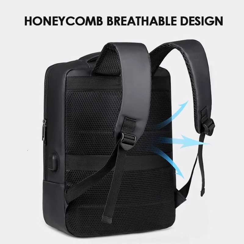 Capacity Mens Large Business Backpack Multi Compartmentbusiness Computer Backpacksuitable for Daily Workbusiness Tripsetc M260626 - view 6