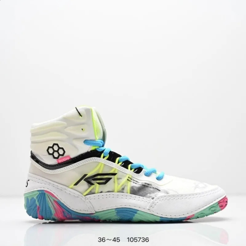 Good Quality Wrestling Boots Professional Unisex Boxing Shoes High Top Fighting Lace Up Sneakers Couples 260626 - view 4