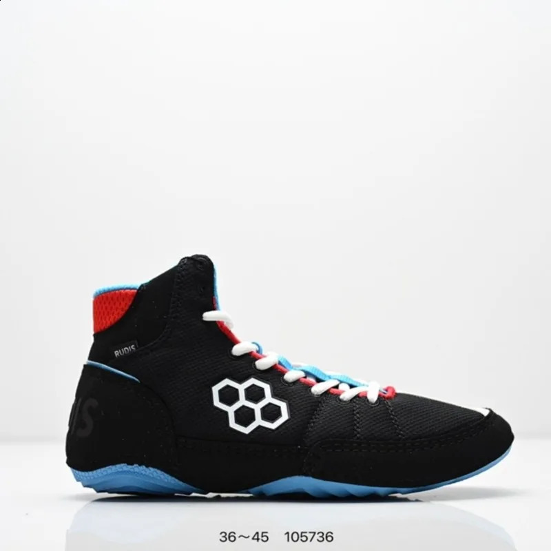 Good Quality Wrestling Boots Professional Unisex Boxing Shoes High Top Fighting Lace Up Sneakers Couples 260626 - view 7