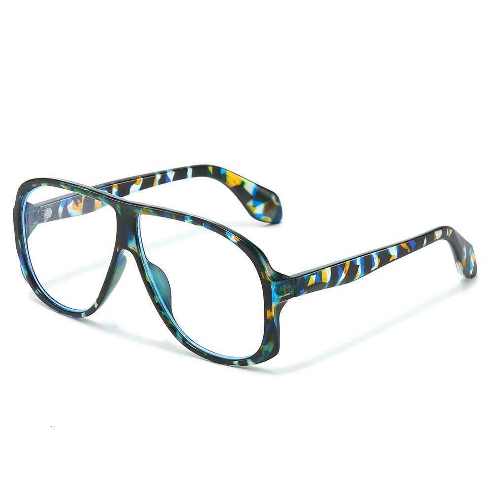 26 New Models Of Large-Frame Fashion Sunglasses For Men And Women, Versatile Sunshade Trendy Street Style Glasses, Flat Lenses - view 3