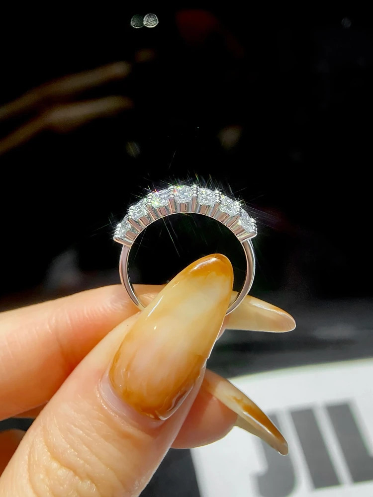 14ct Diamond Ring for Women 925 Sterling Sliver Wedding Engagement Daily Wear Fine Jewelry260624 - view 4