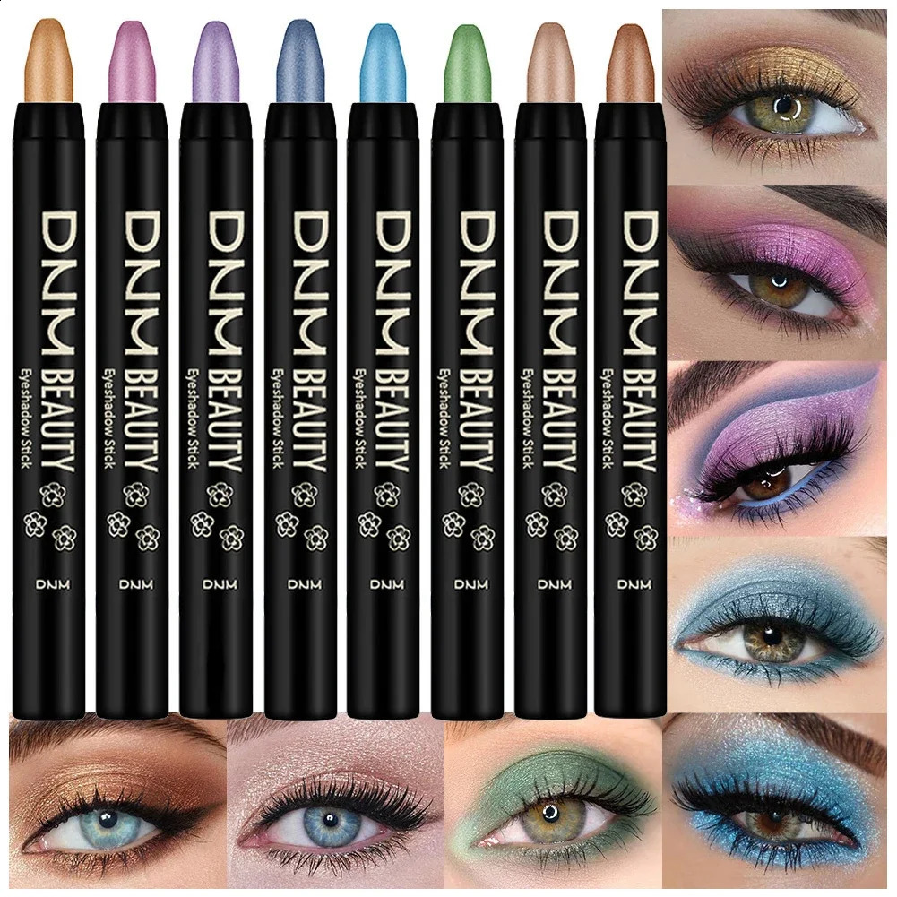 Smoky Dark Black Eyeshadow Pencil Stick Waterproof Pearlescent Matte Metallic Glitter Eye Shadow Highlighter Pen Make Up Tool 260626 - view 3