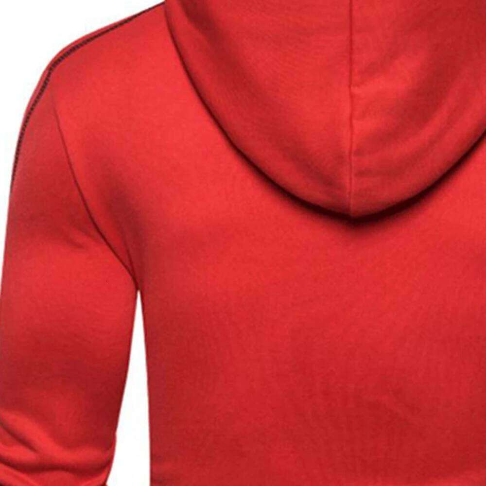2025 Men's New Fashion Cotton Solid Color Zipper Hoodie Spring Autumn Fast and Furious Fitness Sweatshirts Fleece Jackets W260626 - view 7
